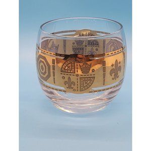 Culver style vintage Roly Poly Whiskey Glasses